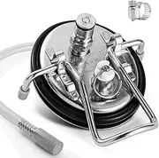 Hilangsan Carbonation Keg Lid 0.5 Micron Diffusion Stone Corny Keg Carbonation Lid Carbonator Keg Lid for Cornelius Keg Soda Beer Forced Carbonation