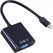 LIFKICH High Performance to Vga Adapter Converter Full Video Output for External Monitors Projectors Durable Easy to Use No Power Supply Required