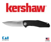 Kershaw 4037 Atmos Folding Knife 3" 8Cr13MoV Blade G10 with carbon fiber Handle