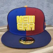New Era Hat Cap Snap Back Pin Wheel Multi Color Flat Brim Classic Men's