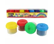 Coloured Play Dough (Pack of 4)