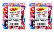 Fizzy Bulk Candy (Assorted, 200 Units)- Hard Candy Individually Wrapped- A