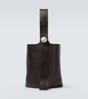 [Loewe] Loewe Pebble Large leather bucket bag
