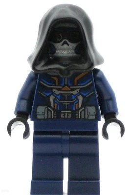 LEGO Super Heroes Minifigure Taskmaster - Black Hood (Genuine)