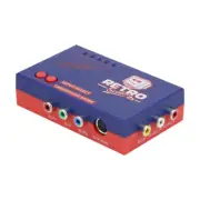 RetroScaler2x AV Converter Line-Doubler AV to HDMI Converter (Blue) for PS2/N64