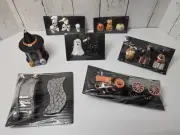2023Target Bullseye 16pc Halloween Mantle Mini Village Accessories Gazebo Bridge