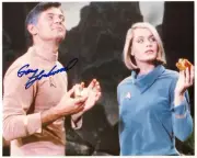 1998 Star Trek Gary Lockwood (Gary Mitchell) Autographed Color Photo 8" X 10"