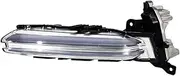 Compatible For Porsche Panamera 971 2018 2019 2020 LED Car Front Bumper Daytime Running Light DRL Front Fog Laight 971953041D 971953042D(Silver)