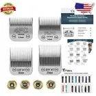 Versatile Detachable Ceramic Blades for Andis, Oster A5, Wahl KM10 Clipper
