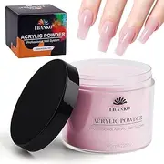 Kalolary Pink Acrylic Powder, 120g/4.23oz Acrylic Powder Large Capacity Professional Acrylic Nail Powder for Nail Acrylic Extension, Nail Carving, Long-Lasting, No Nail Lamp Needed