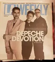 DEPECHE MODE - LA Weekly Issue (Oct 13-19 2017) cover + short article inside