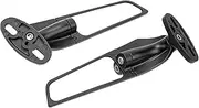 2PCS Modified Motorcycle Wing Rearview Mirrors, Motorcycle Mirrors Rear View with Convex Glass Surface, Motorcycle Accessories for KAWASA Ninja 250 300 400 650 H2 H4