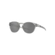 Oakley Latch Matte Grey Ink Frame Prizm Black Lenses Low Bridge Fit