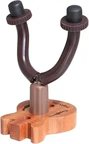 Vaguelly Wooden Guitar Hook Stand Easy Install Guitar Holder with Pad Protection Durable Design Bass Ukulele Space Saving Display