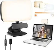 Video Conference Lighting for Remote Working, Zoom Calls, Live Streaming, Self Broadcasting - Webcam Light for Laptop/Computer With Sturdy Clip