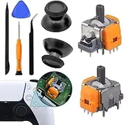 VGBUS Hall Effect Joysticks for Sony PlayStation 5, 3D Analog Joysticks Replacement for PS5 Controller with Thumbsticks Repair Kit