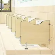 Childrens Urinal Screen Toilet Partition,Urinal Divider Screen,4PCS Toilet Partition,Urinal Board Wall Divider Partition,Floor-Mounted Toilet Protection Divider(60 * 70cm)