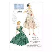 NEW Vogue Pattern V9106 Misses' Dress & Belt By Spotlight