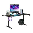 180CM Gaming Table Computer Racing Desk Workstation w/ Large Monitor Riser Stand