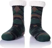 [WEVIAS] Mens Winter Thick Slipper Cozy Socks Soft Warm Thermal Fluffy Fleece Lined Non-Slip Home Fuzzy Stockings