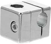 NAMOARLY Stainless Steel Square Cross Clip Holder Lab Equipment Clamp Bracket 10mm Diameter Safe for Home Institute Use