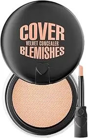 iiniim 1Pc Women Girls Concealer Makeup Full Coverage Lightweight Long Lasting Waterproof Sweatproof Smudgeproof Blendable Creaseproof for Daily Use Nude One Size