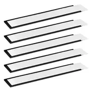 50PK Durable Magnetic 20x4cm C-Profile Label Holder w/A5 Sheet/Transparent Strip