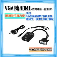 在飛比找Yahoo!奇摩拍賣優惠-快速出貨 VGA 轉 HDMI 影像訊號轉換器 DSub V
