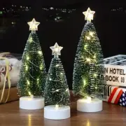 Mini Tabletop. Christmas Tree with LED Lights XmasTabletop Ornament Home Decor$