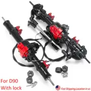 Complete Metal Front/Rear Axle W/ Differential Lock For 1/10 Crawler RC4WD D90