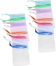 Ipetboom Foaming Net Soap Pouch Soap Holder Saver Improve Shower Fun Durable Net Random Color