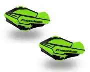 PowerMadd Sentinel Replacement ATV Handguards Hand Guards Black Green 34423
