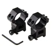 2pcs Dovetail Scope 20mm Rail 30mm Diameter Rings / High Profile Rifle Mount