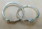 Indian Traditional Silver Flower Design Toe Ring For Women