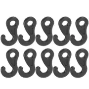 10Pcs Tent Fixing Hooks Tent Rope Tighteners Professional Tent Cord Hooks