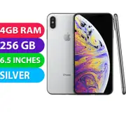 Apple iPhone XS Max (256GB, Silver) - Grade (Excellent)