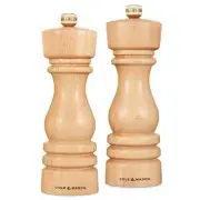 Cole & Mason London Salt and Pepper Mill Gift Set - Natural Beech - 18cm