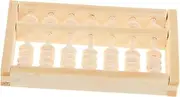 HAWILLOSCH Traditional Chinese Wooden Abacus Math Education Toy Photo Booth Birthday Props Small for Kids