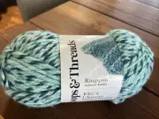 LOOPS & THREADS Ringspun Yarn Tranquil Multi Skein 6oz. Acrylic/Polyester. E1