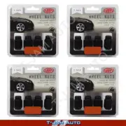 SAAS Wheel Nuts Taper 12x1.25 Blk 35mm 4x5PK for Suzuki Vitara All