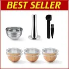 Complete Set of Eco-Conscious Vertuo Next Capsule & Aluminum Pods - 3 Brew Sizes