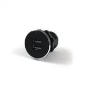 12V Dual USB Port CarCigarette Lighter Socket Plug Outlet 2.1A US