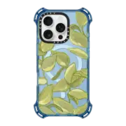 iPhone 16 Pro Bounce Case MagSafe Compatible Green Leaves
