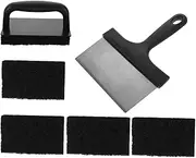 Anneome BBQ Cleaning Brush Set 6pc Grill Grate Scraper Scrub Sponges for Removal