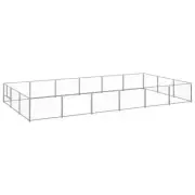 Dog Kennel 18m² Steel Large Outdoor Pet Cage Fence Run Play Pen House Enclosure