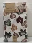 Stamped Autumn Leaves 60" x 84" Tablecloth Thanksgiving Fall Oeko-Tex Oval New