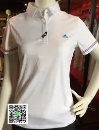 在飛比找Yahoo!奇摩拍賣優惠-adidas Golf 高爾夫球衫 女款 polo衫 運動時