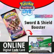 Sword & Shield - Pokémon PTCGO Live TCG Booster ONLINE Bulk Code Cards Lot