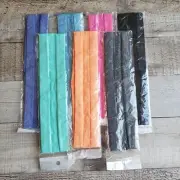 Lot 7 Womens 7 Pack Elastic Soft Gardening HEADBANDS Head Wrap Fashion PULL ON