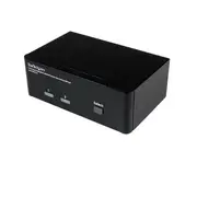 StarTech 2 Port Dual DisplayPort USB with Audio & USB 2.0 Hub